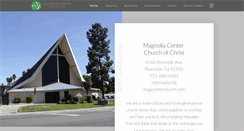 Desktop Screenshot of magcenterchurch.com